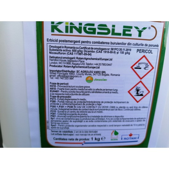 Erbicid KINGSLEY 1 KG